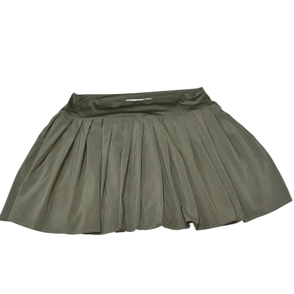 No Boundaries Women's Junior XL Athletic Mini Skirt with Shorts Pleated Stretch